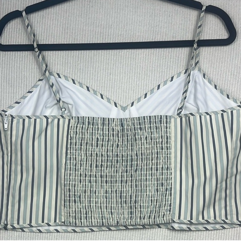 Lauren by Ralph Lauren Striped Spaghetti Strap Top size 14 - Picture 8 of 15